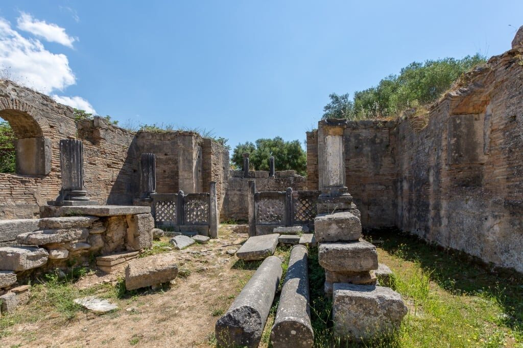 Ruins in Ancient Olympia