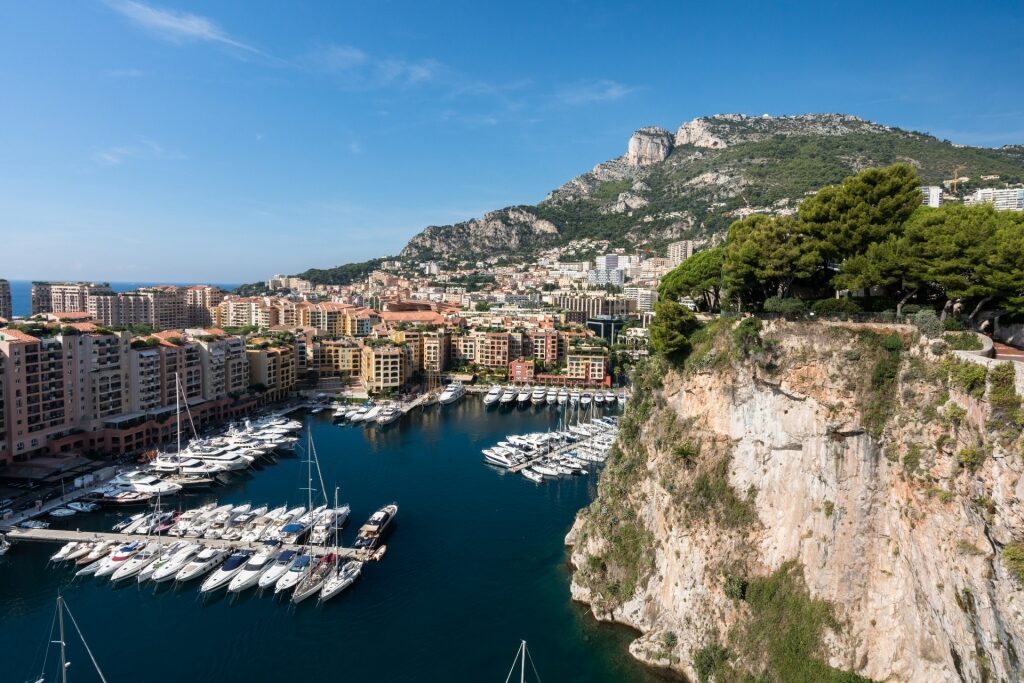 Aerial view of Monte Carlo, Monaco