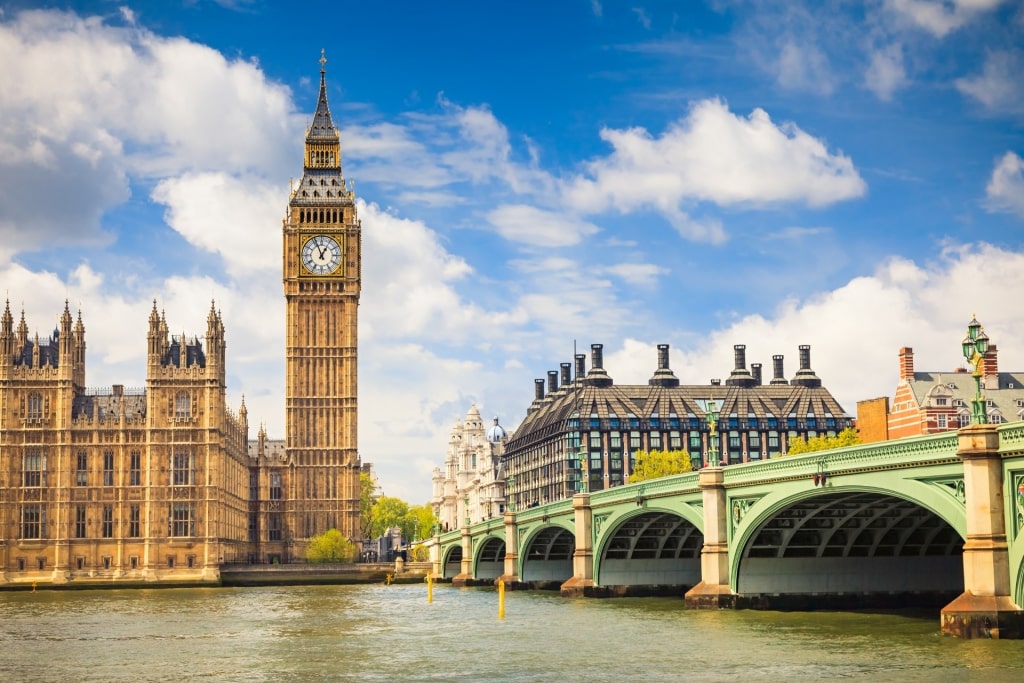 Cityscape of London, England