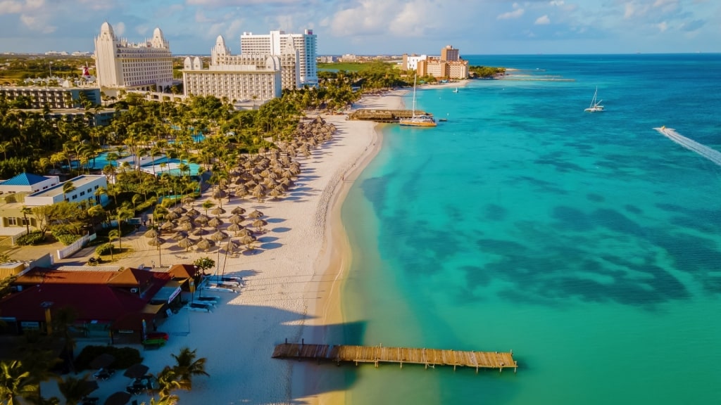 Sandy beach of Palm Beach