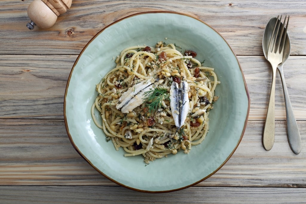 Sicilian food - Pasta con le sarde