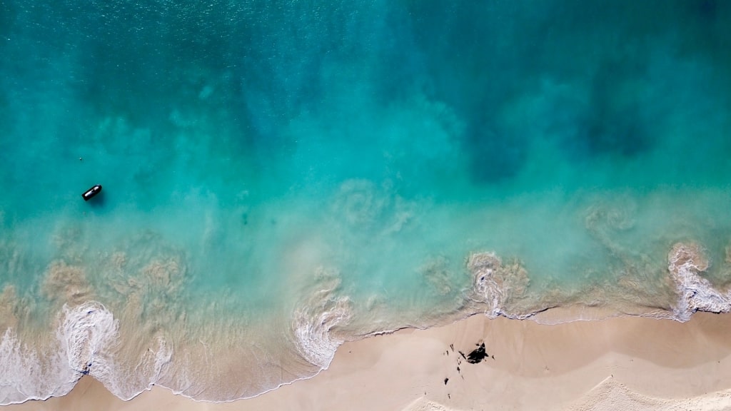 Top view of Ffryes Beach