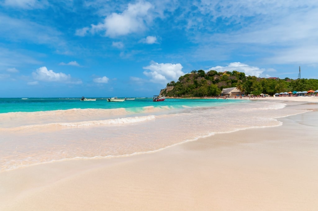 Fine sands of Long Bay Beach