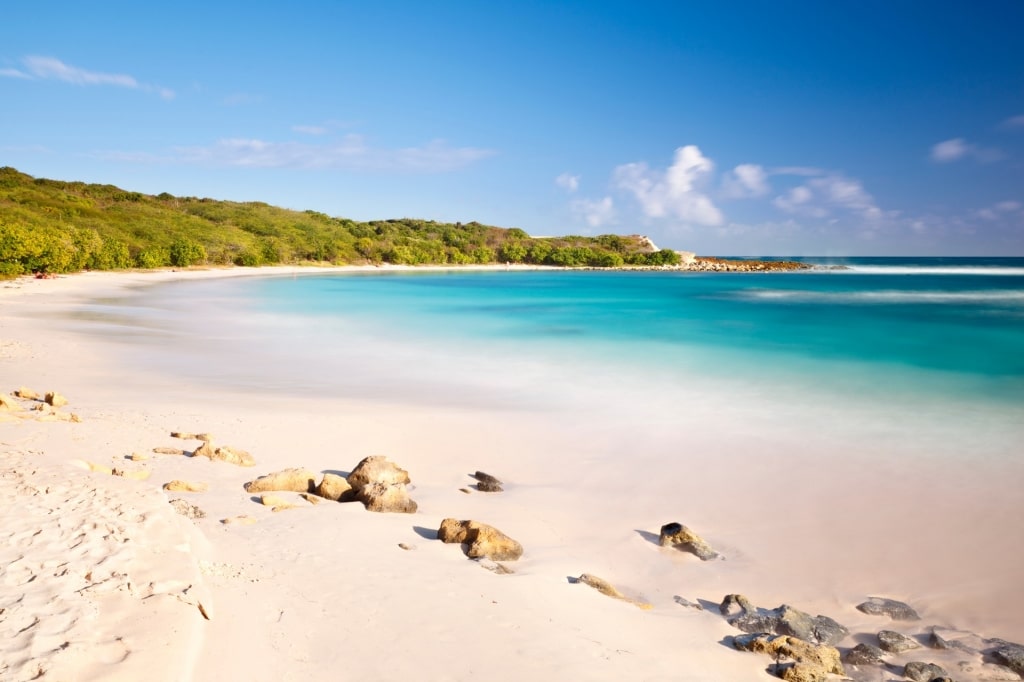 Scenic view of Long Bay Beach