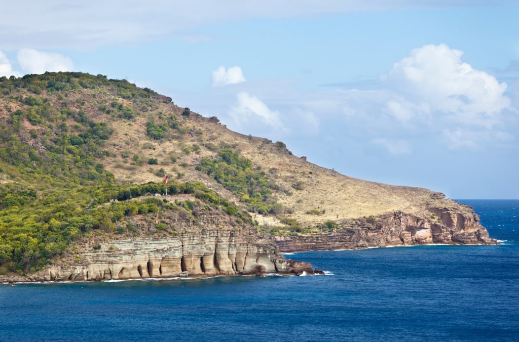 View of Pillars of Hercules from the water