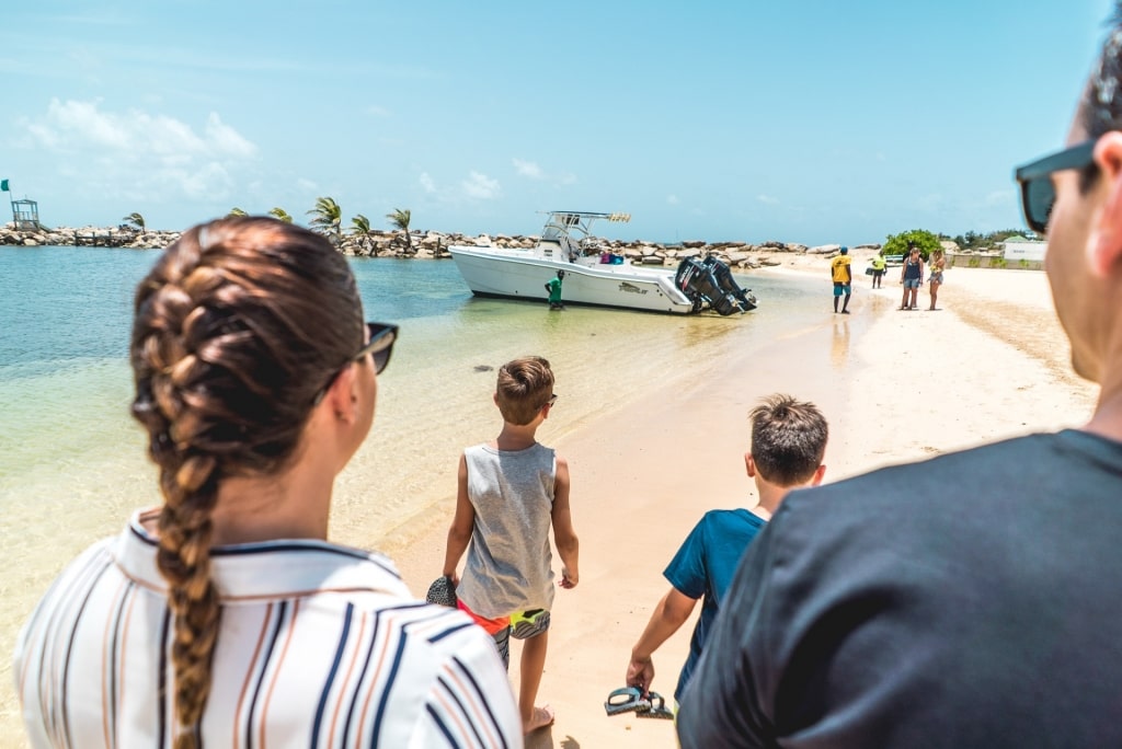 People on Prickly Pear Island