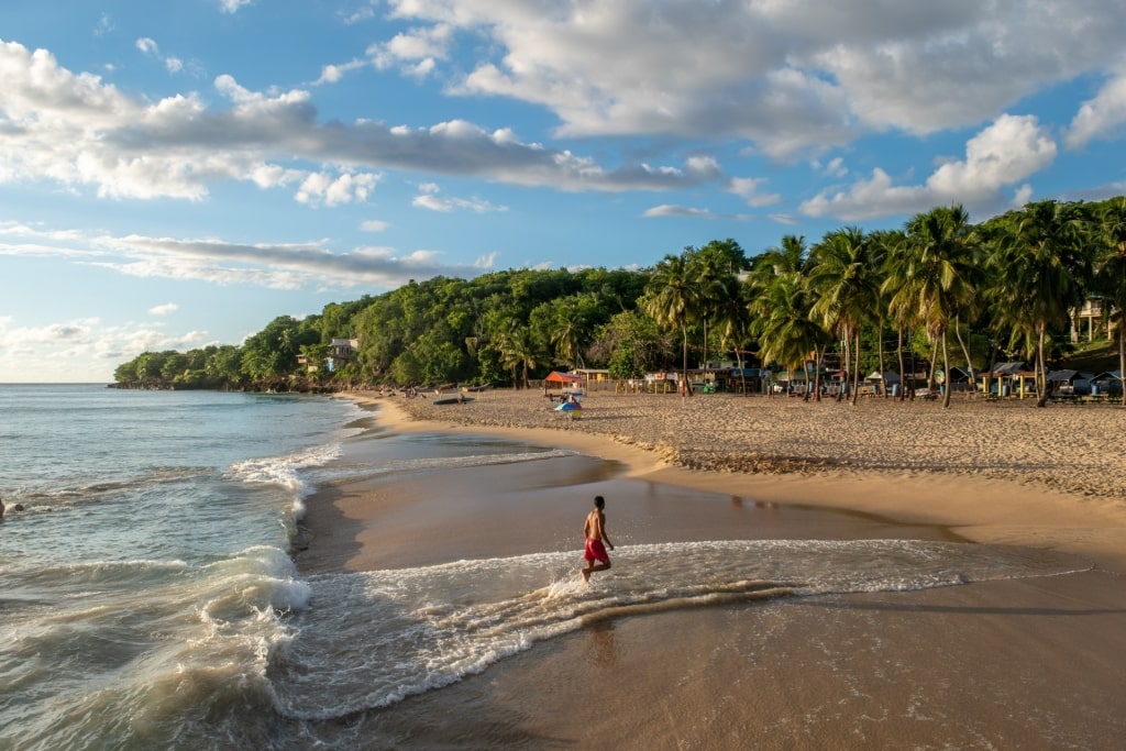 Sandy beach of Crash Boat Beach, Aguadilla