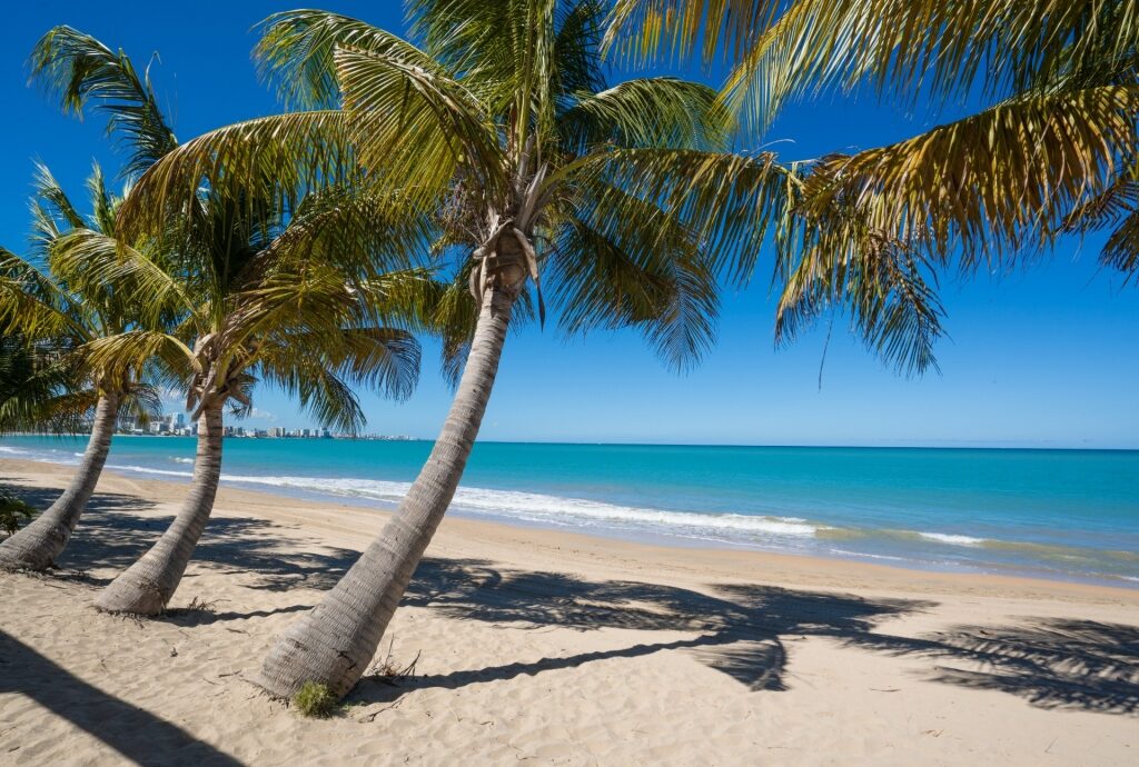 Isla Verde, one of the best spots for surfing in puerto rico