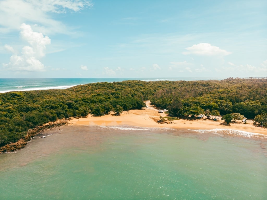 Aerial view of La Pared, Luquillo