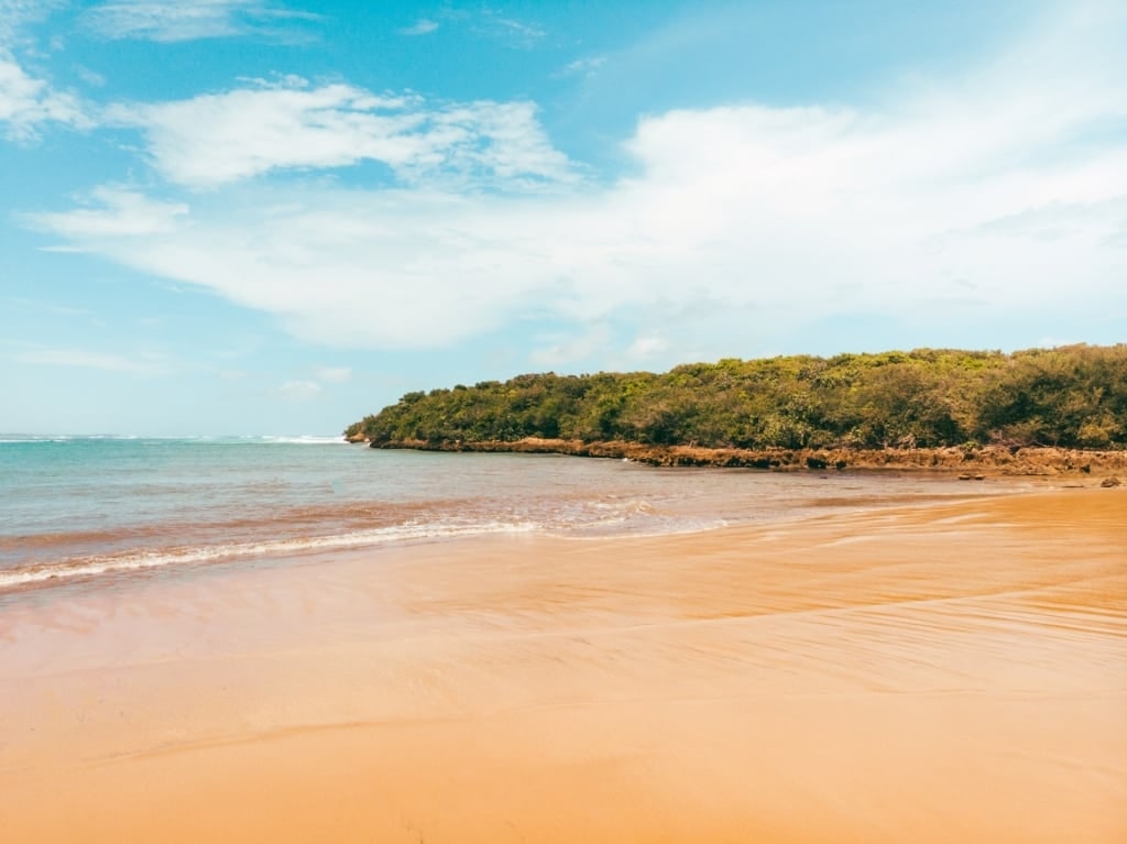 Sandy beach of La Pared, Luquillo