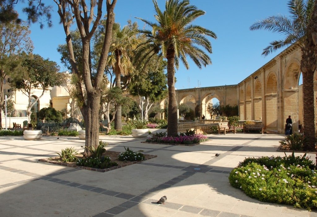 View of the Upper Barrakka Gardens