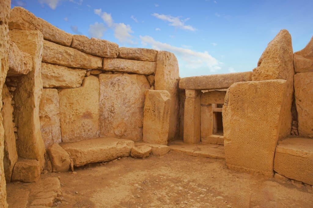 View of Mnajdra Archaeological Park