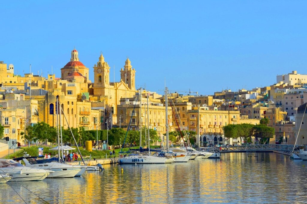 Waterfront view of Cospicua