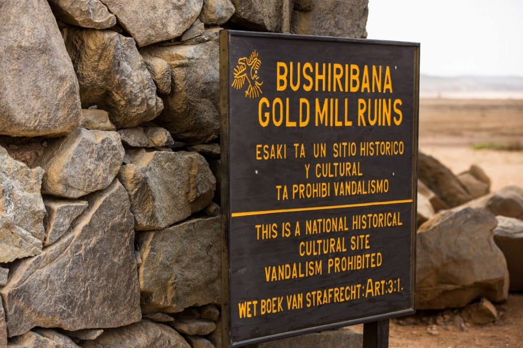 View of the Bushiribana Ruins