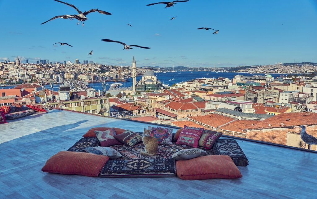 View of Istanbul on a summer day