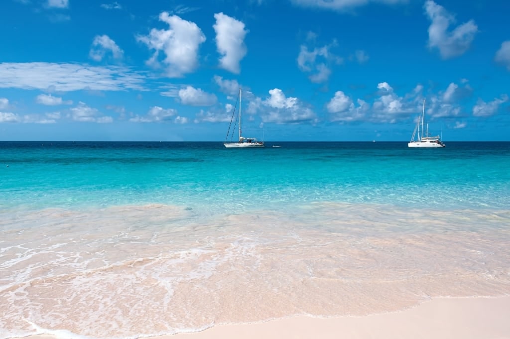 Beautiful view of Carlisle Bay, Barbados