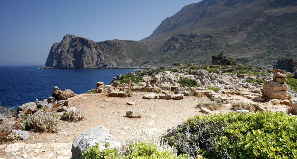 View of Falasarna Beach, Falasarna