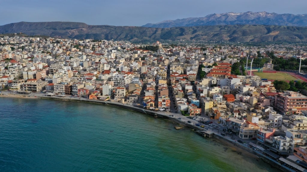 Aerial view of Koum Kapi, Chania