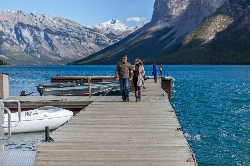 Lake Minnewanka near Downtown Banff