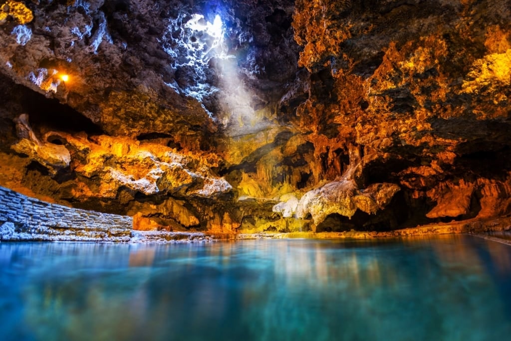 View inside Cave and Basin National Historic Site