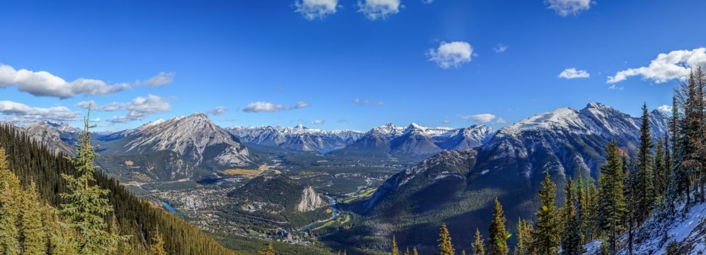 Scenic view of Banff National Park