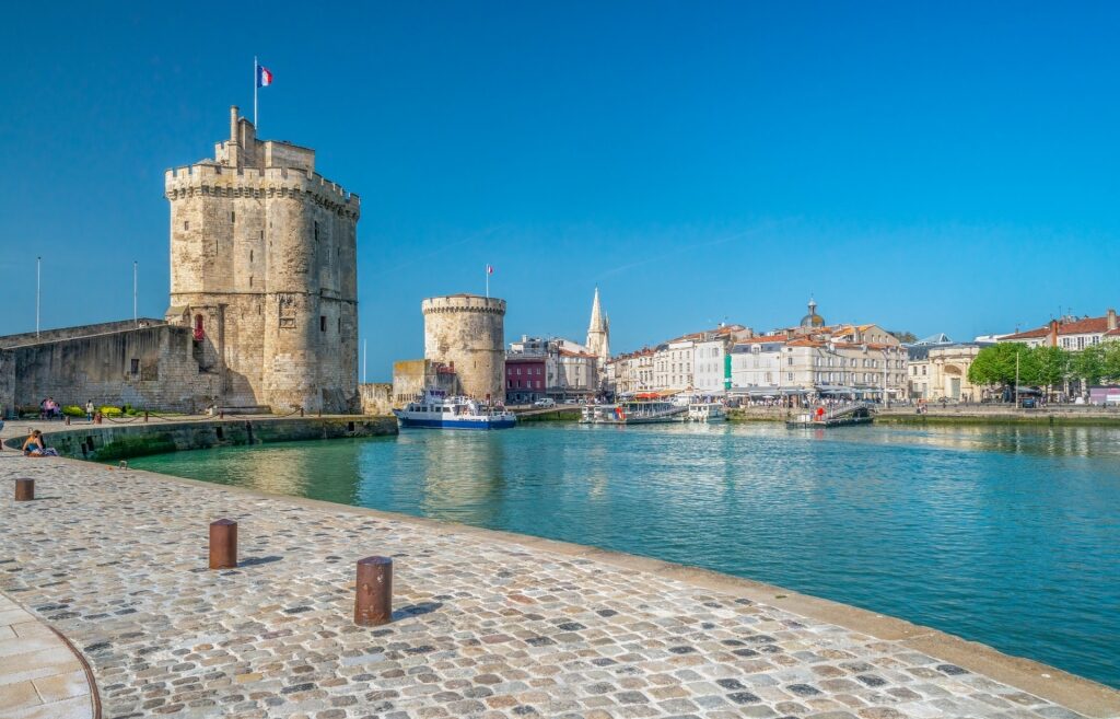 Waterfront promenade of La Rochelle