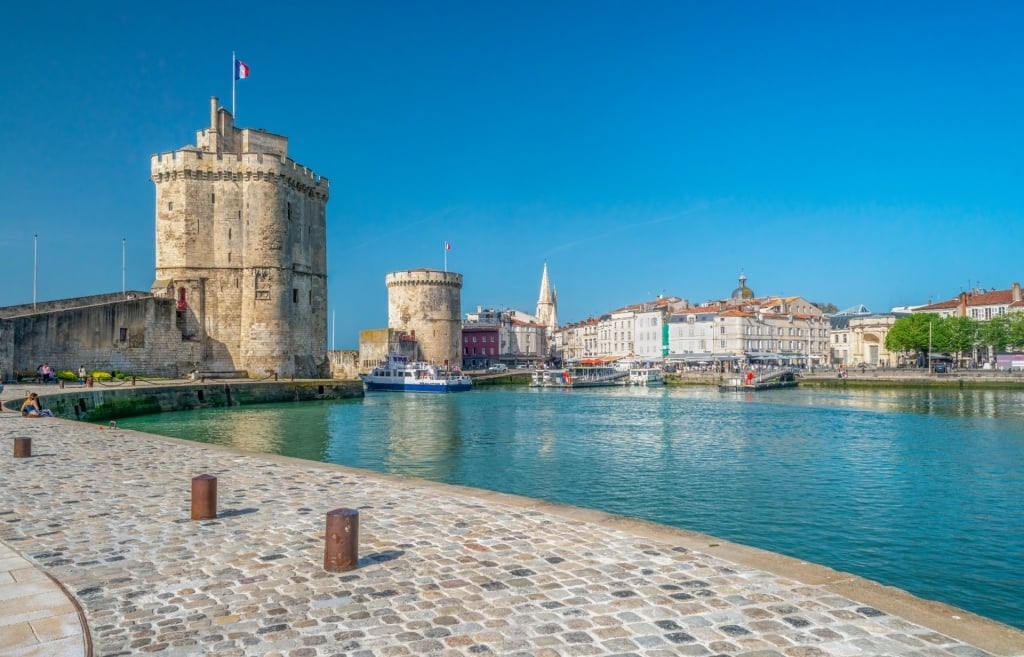 Waterfront promenade of La Rochelle