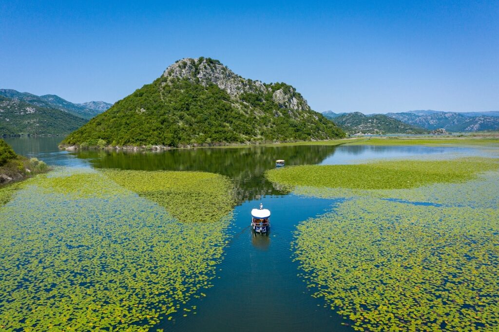 Beautiful landscape of Skadar Lake, Montenegro