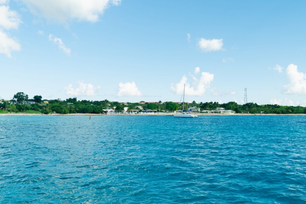 View of St. Croix from the water