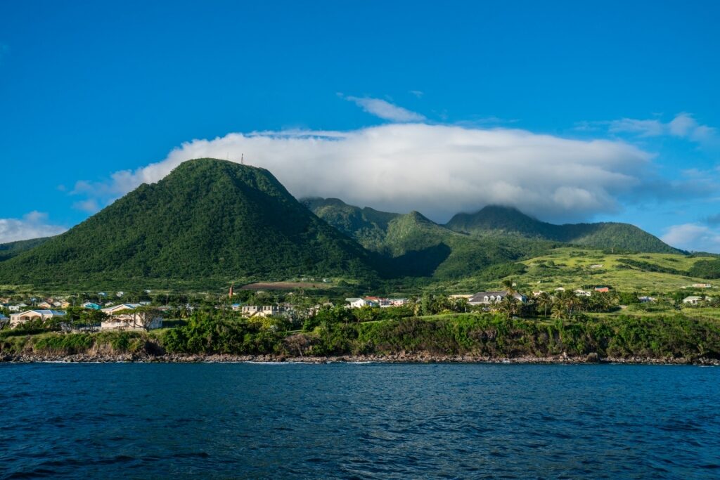 Lush landscape of St. Kitts