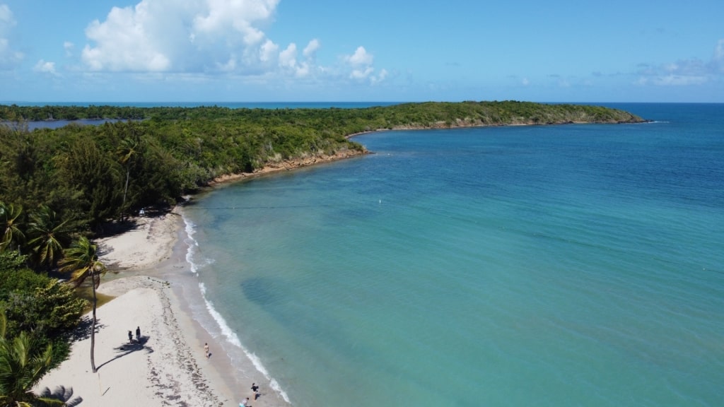 Clear waters of Seven Seas Beach, Fajardo