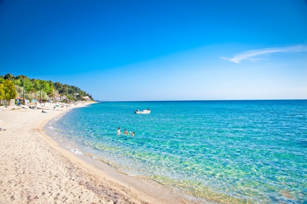 Sani, one of the best Thessaloniki beaches