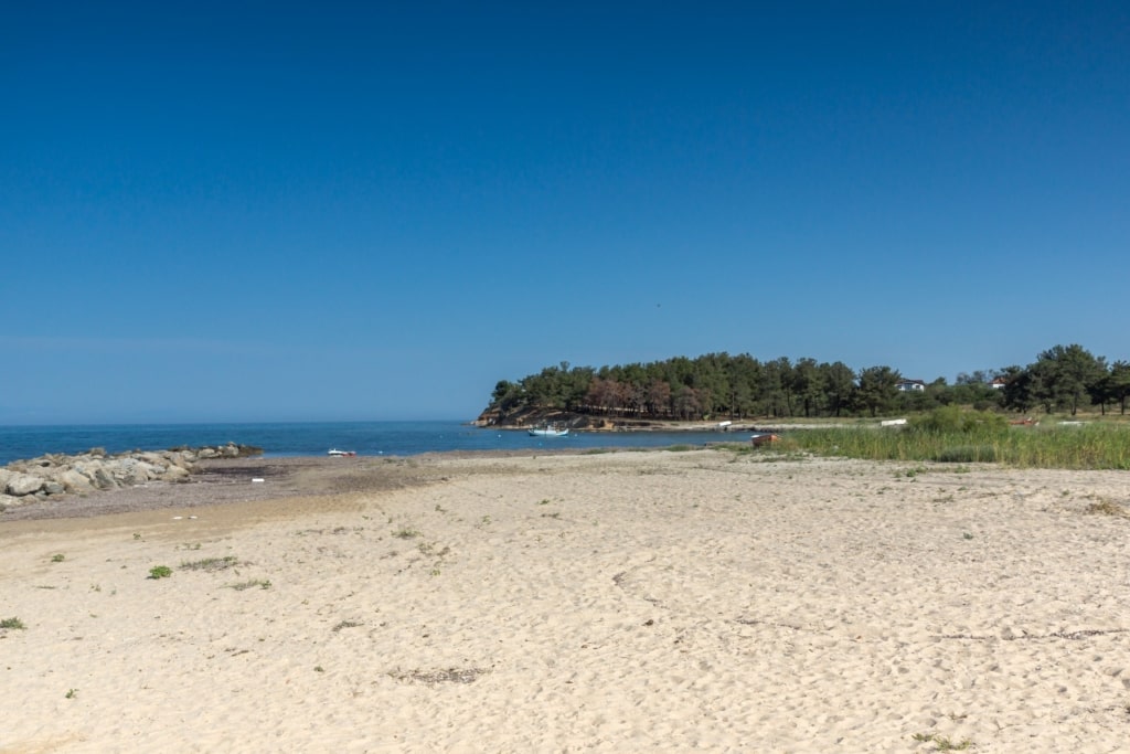 Quiet beach of Sozopoli Beach