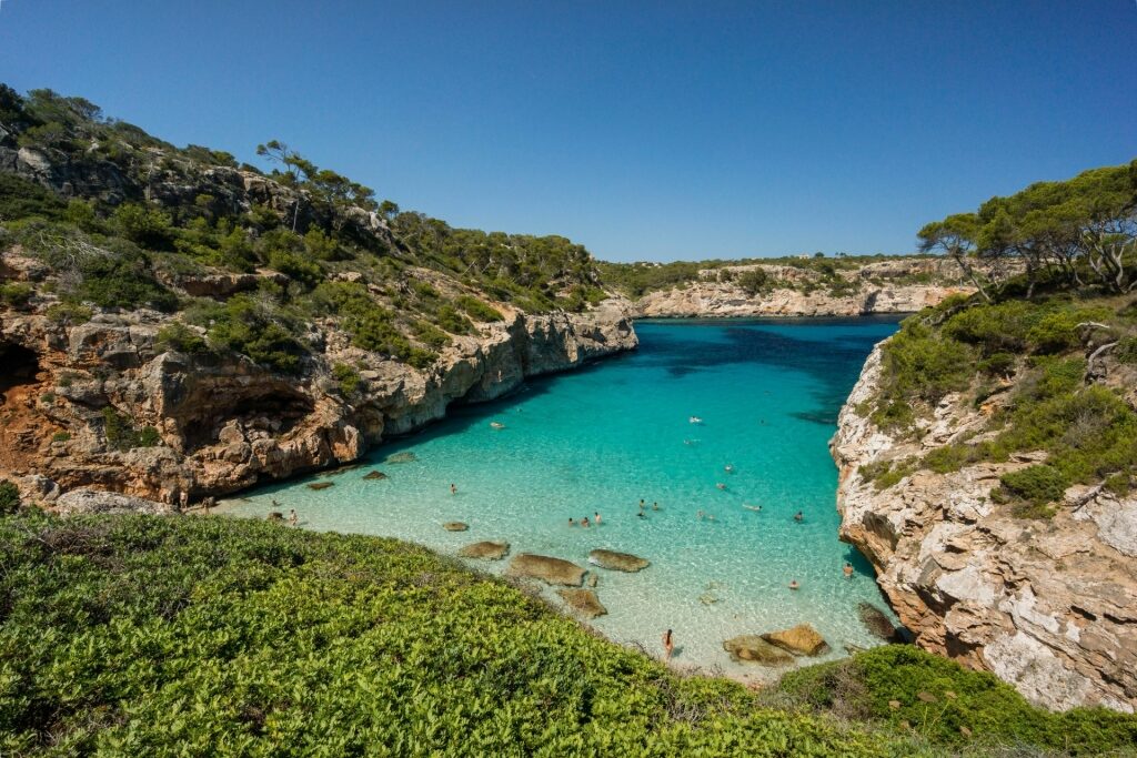 Visit Caló des Moro, one of the best things to do in Mallorca