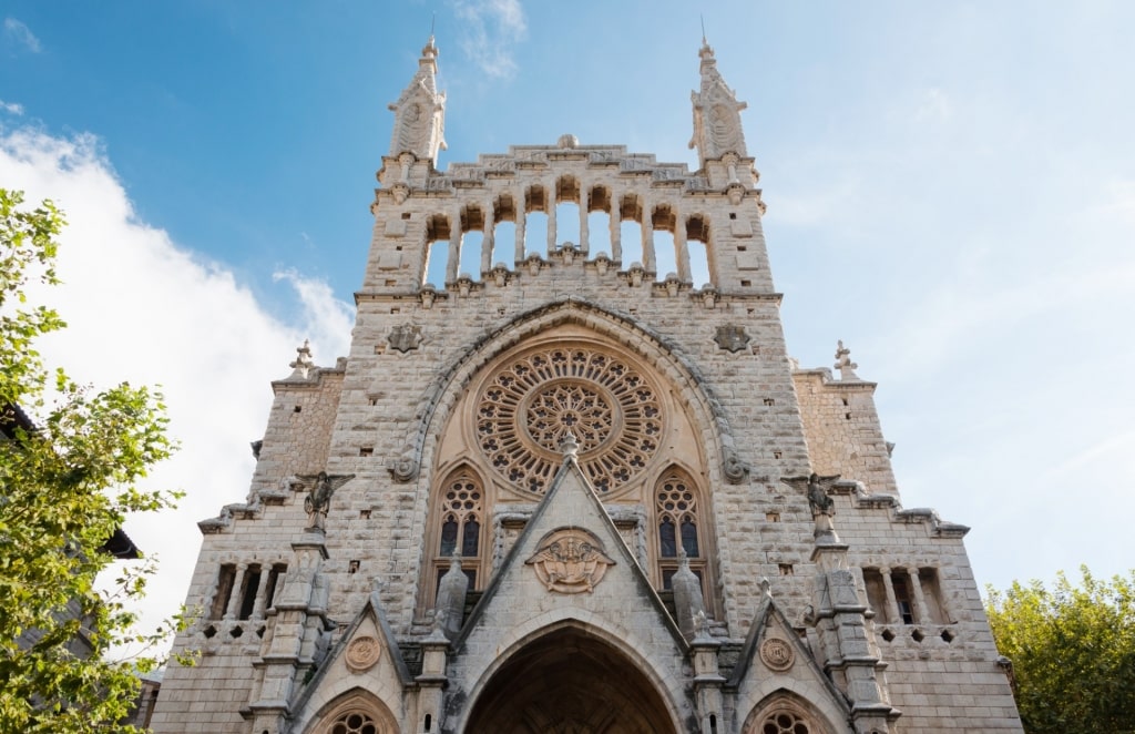 Exterior of Church of Sant Bartomeu, Soller