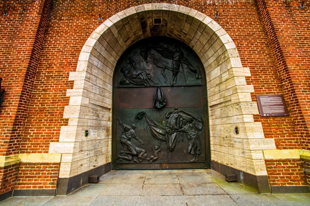 Iconic door of St. Lawrence Church