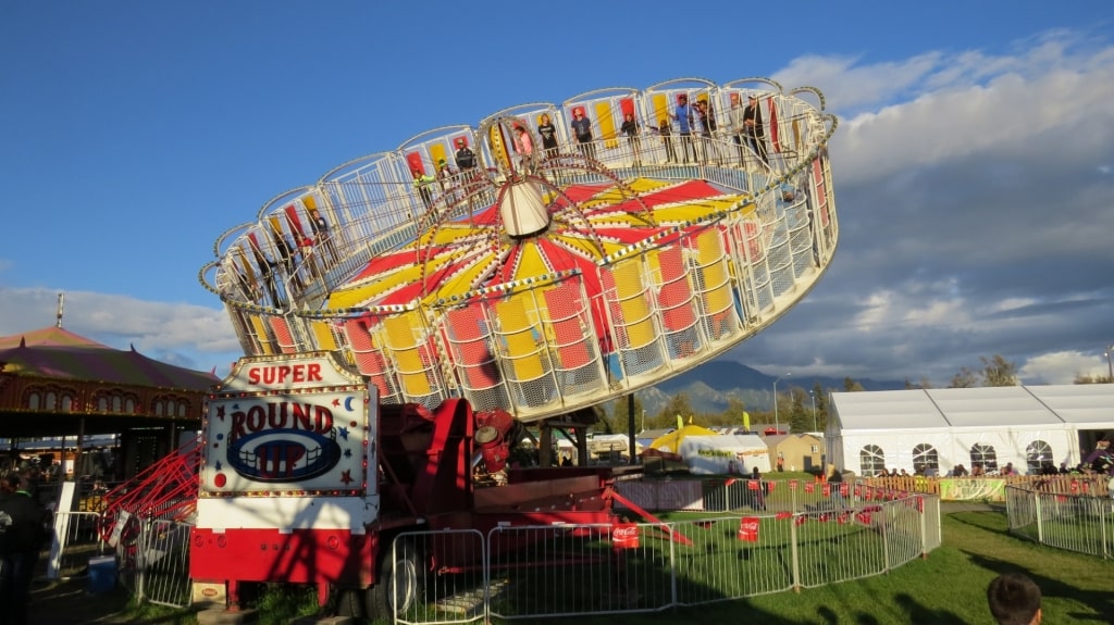 View during Alaska State Fair