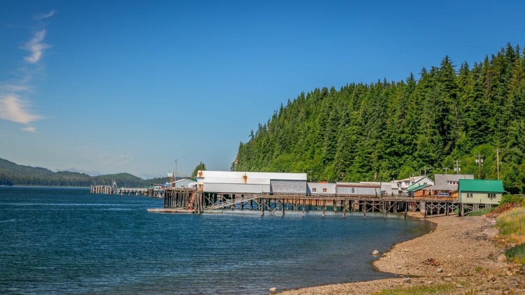Waterfront of Icy Strait Point
