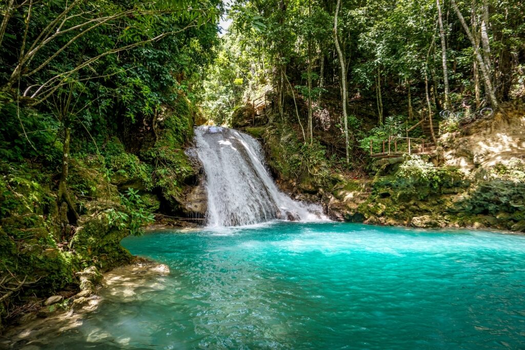 Waterfalls at the Blue Hole, Jamaica