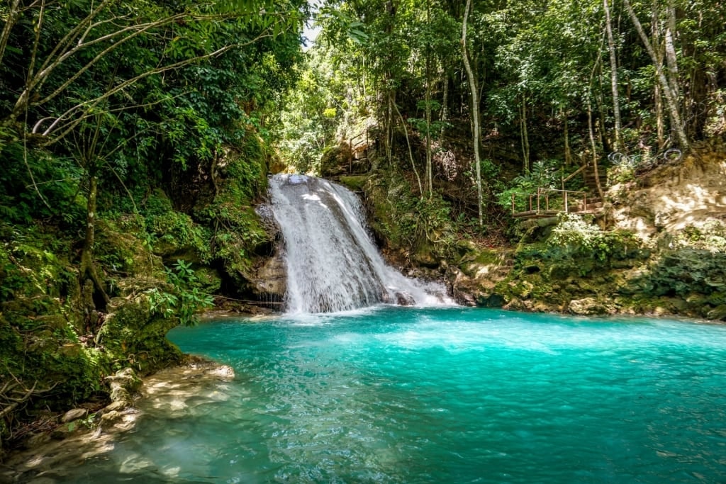 Waterfalls at the Blue Hole, Jamaica