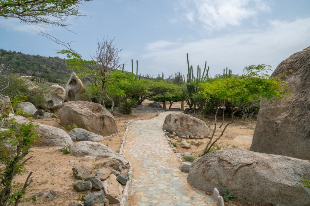 Huge boulders in Casibari Rock Formation, Aruba