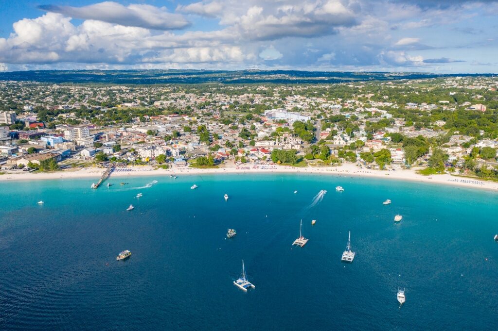 Beautiful coastline of Barbados, one of the best Caribbean island for first timers