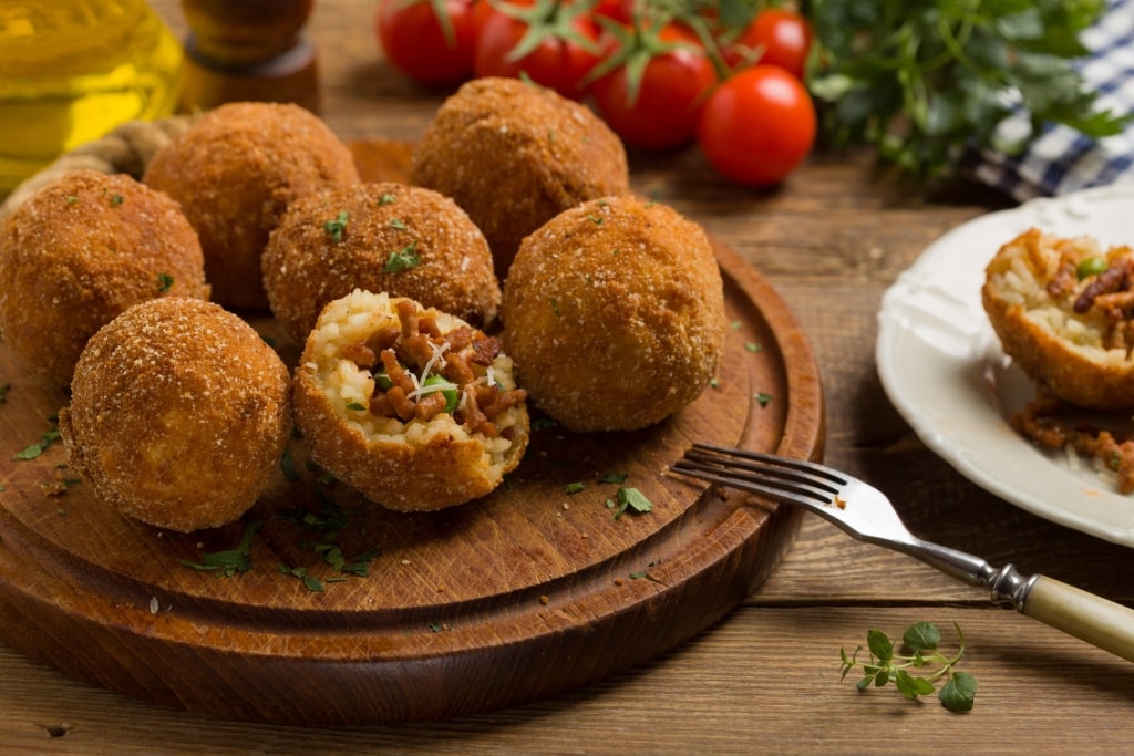 Plate of Arancini