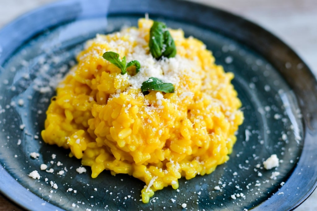 Plate of risotto