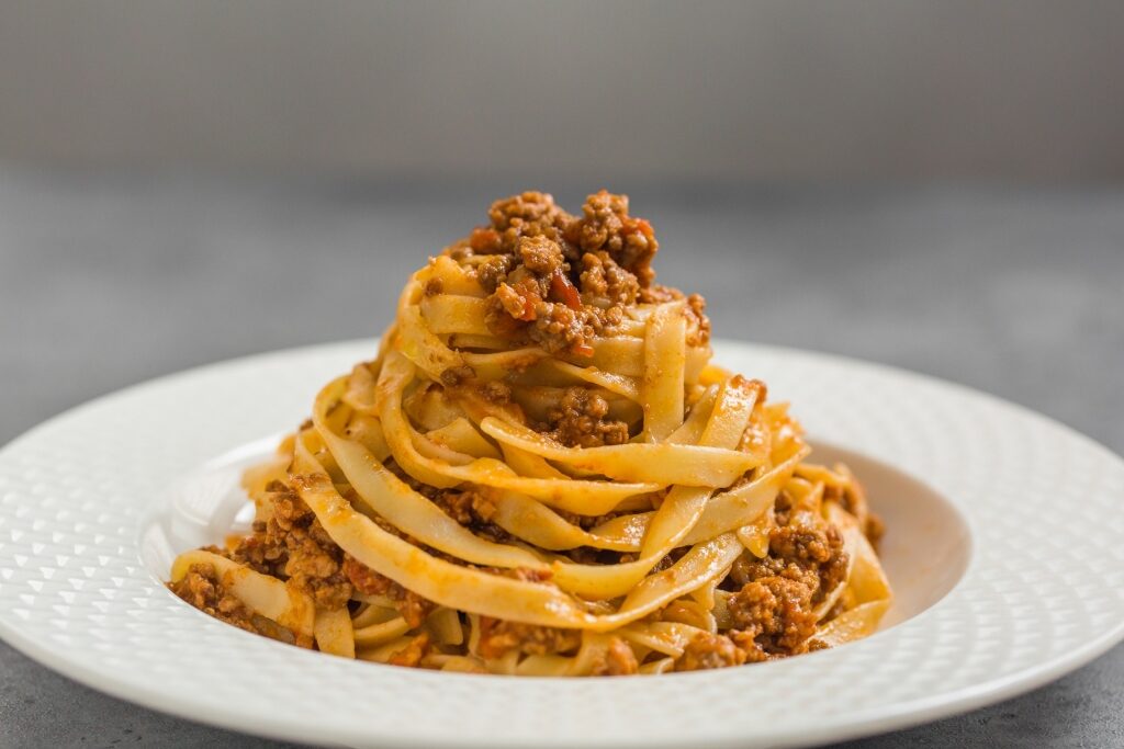 Best food in Italy - Tagliatelle with ragù