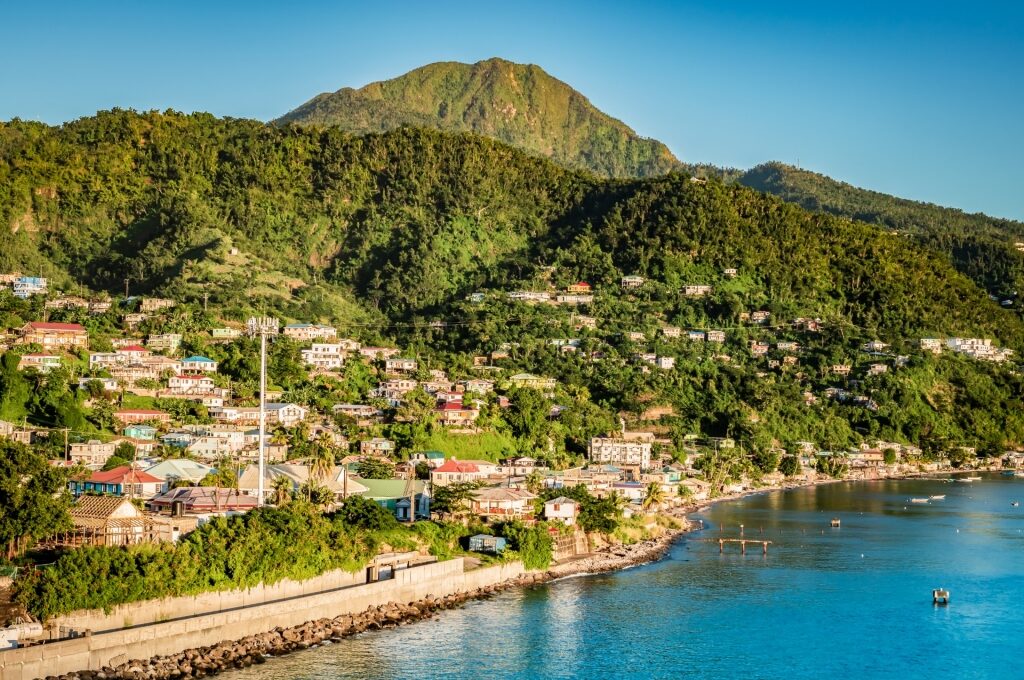 Roseau, Dominica, one of the best islands to visit in October