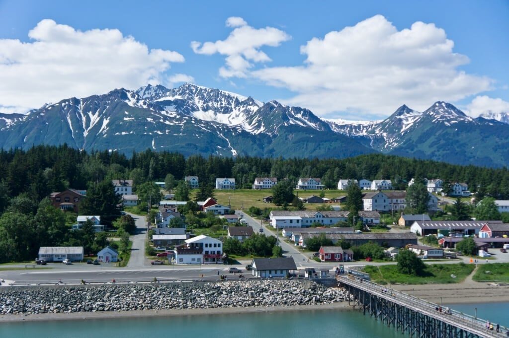 Beautiful waterfront of Haines