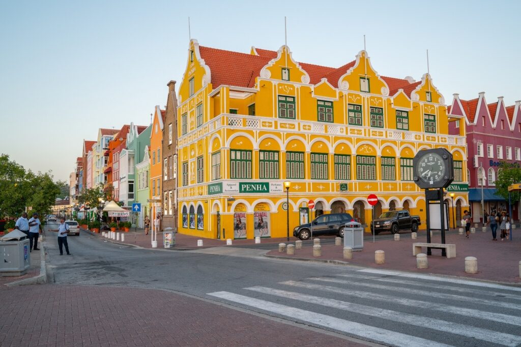 Street view of Curaçao