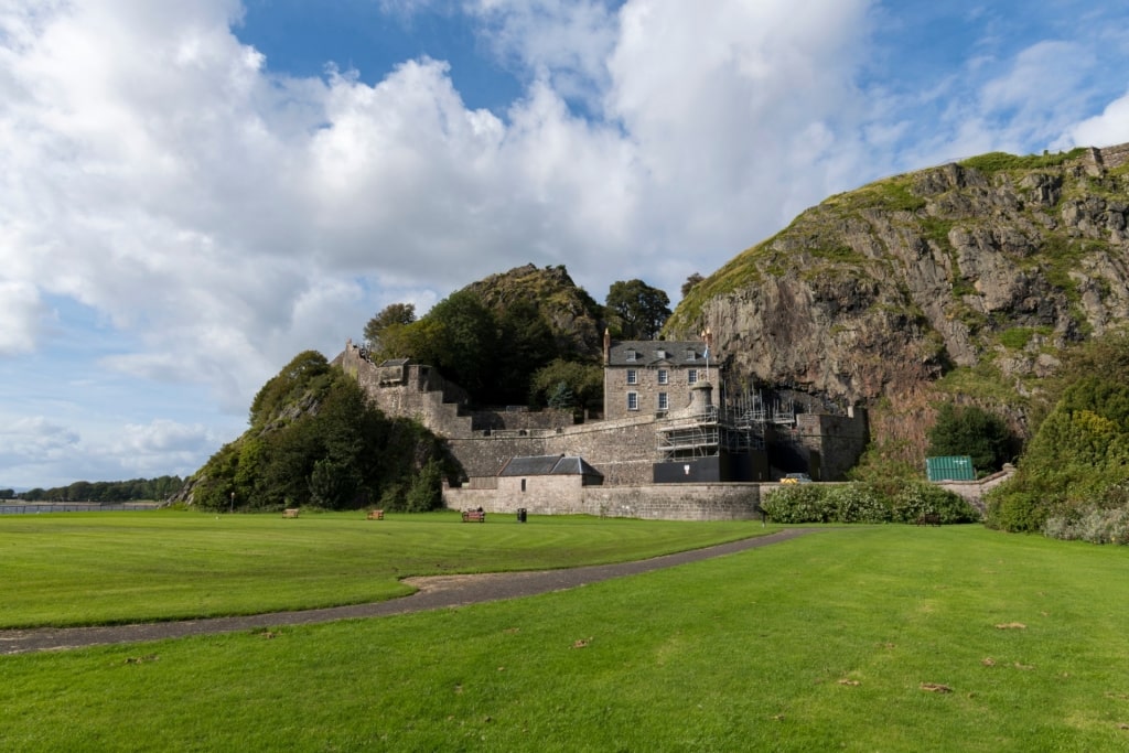 Exterior of Dumbarton Castle