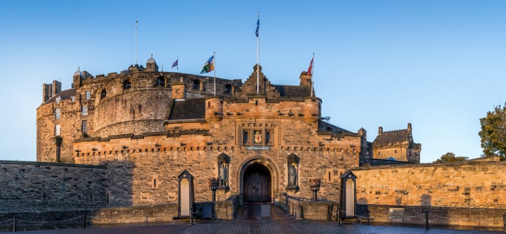 Exterior of Edinburgh Castle